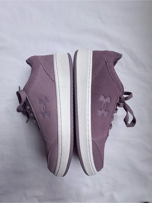 Under Armour ST Court Suede Sneakers Women’s 7.5 Mauve New - Image 6
