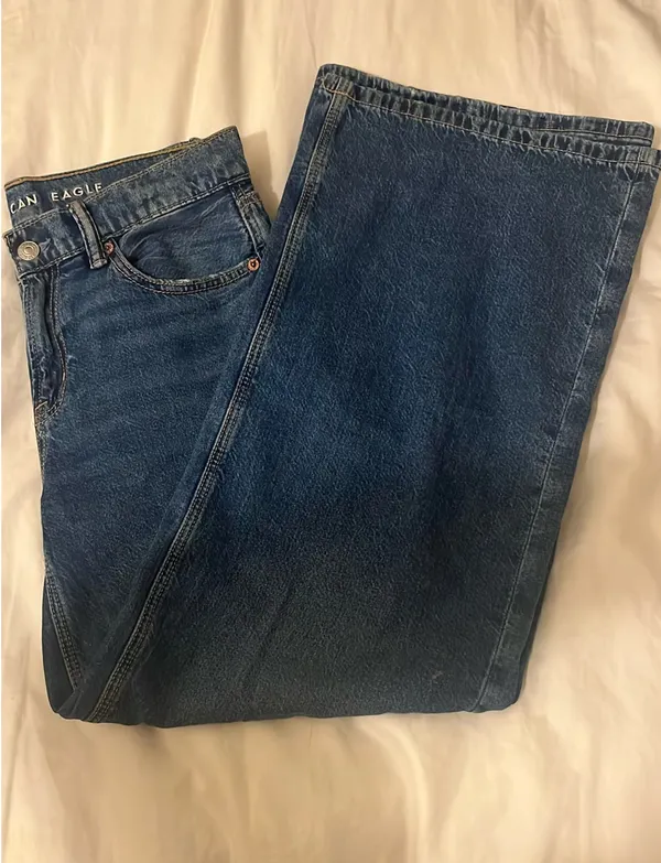 American Eagle Strigid Wide Leg Jeans - Image 2
