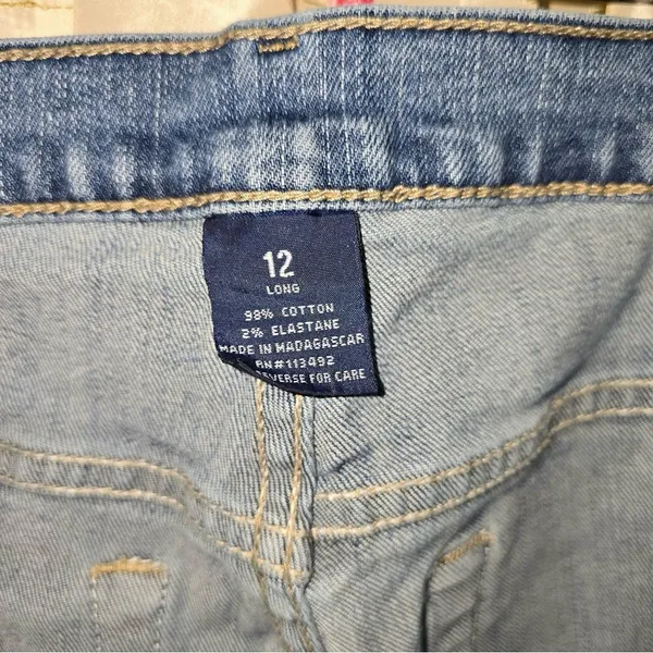 Women’s full‎ blue jeans sz 12 long - Image 3