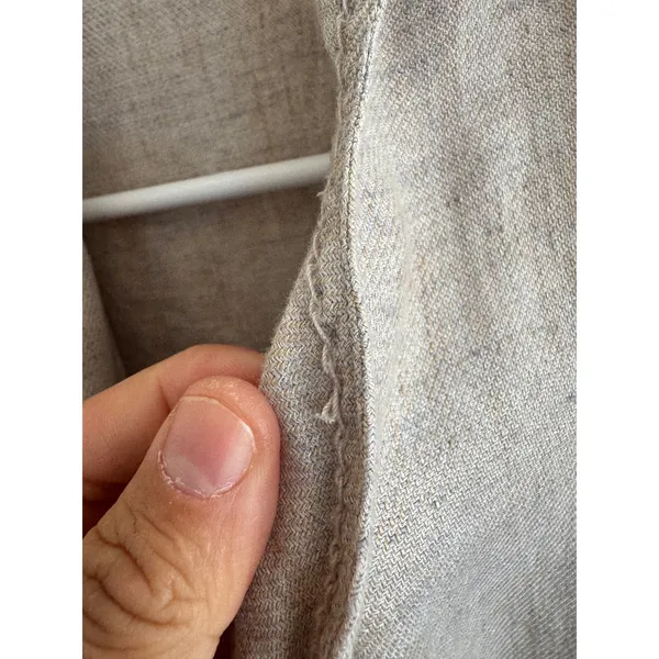 Eileen Fisher‎ beige linen blend one button blazer size xs - Image 5