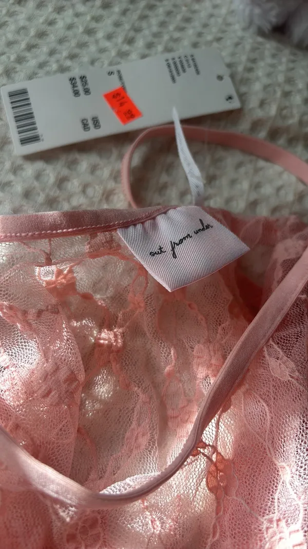 Urban Outfitters NWT Out From Under Lovella Sheer Lace Cami pink - Image 5