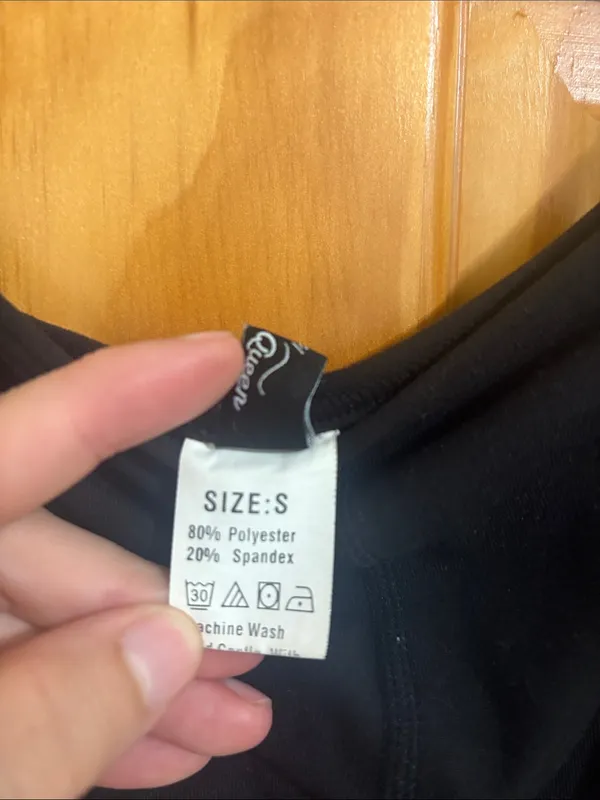 Boutique Brand Size Small Black Activewear One-Piece Romper - Image 2