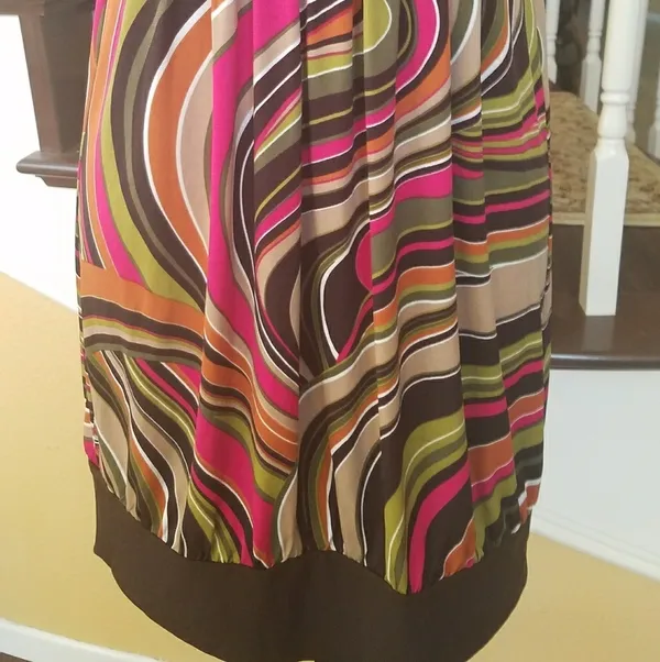 IZ Byer short mini dress ties in back size Small - Image 5