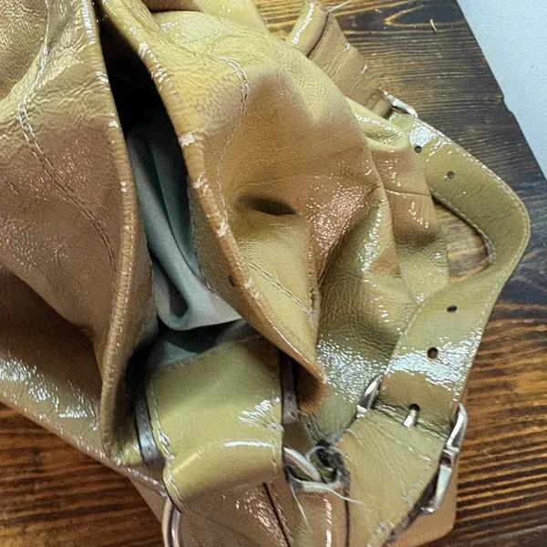 Coach Peyton‎ Green Patent Shoulder Bag - Image 3