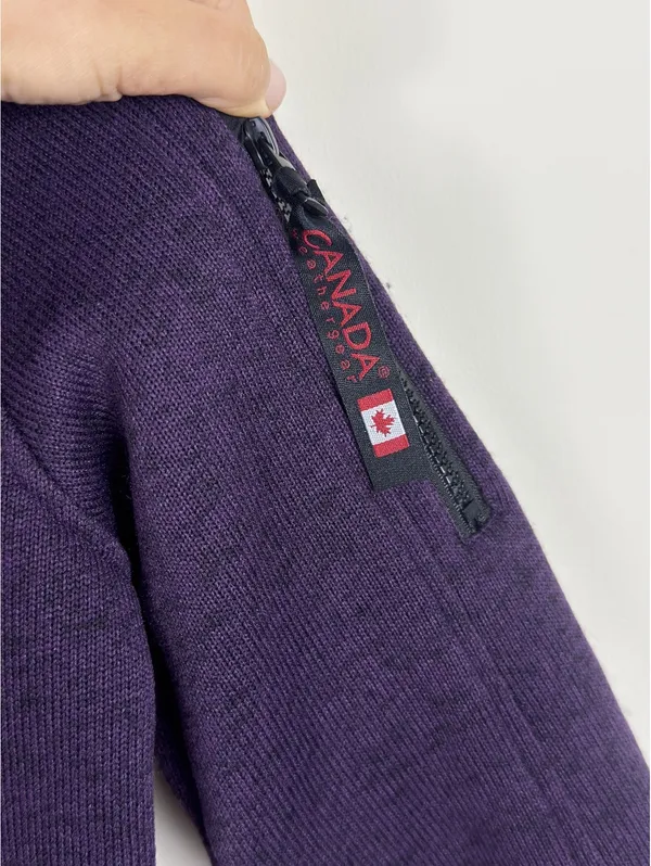 Canada Weather Gear Climb Jacket Women M Purple Sweater Fleece NWT Outdo - Image 11