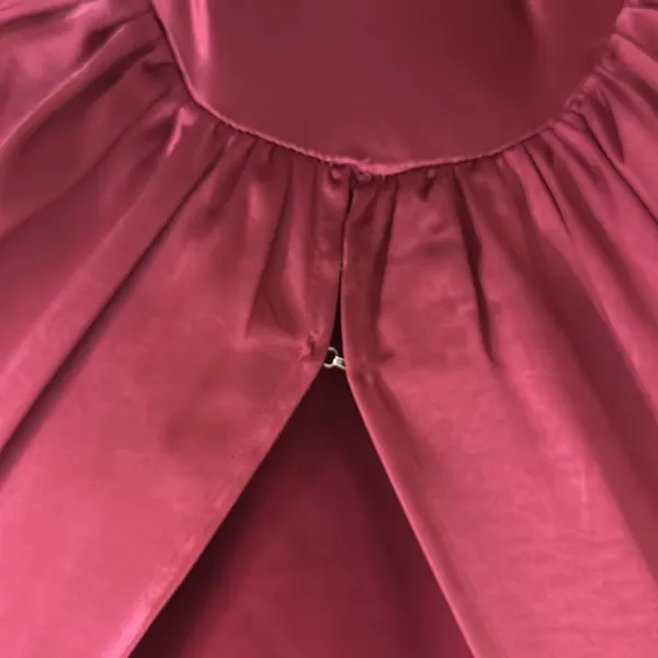 Dress Forum Magenta Satin Maxi Dress - Image 6