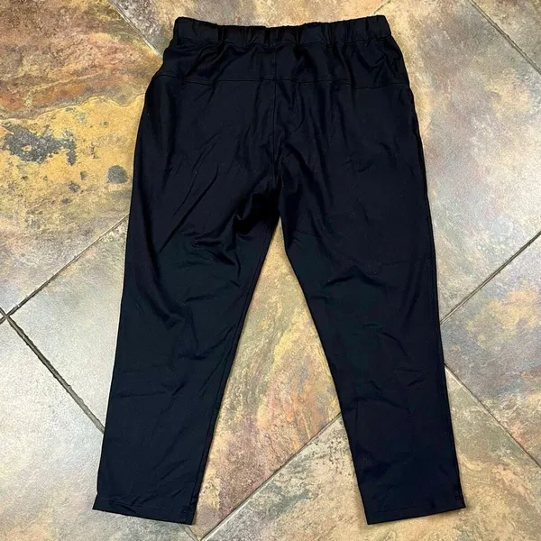 Yogipace Women’s Black Drawstring Pull-on Elastic Waist Pants Large - Image 8