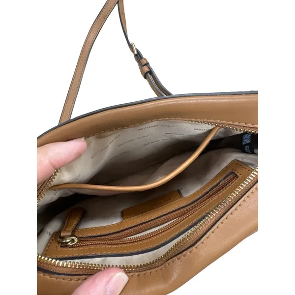 Michael Kors brown women’s purse handbag crossbody AUTHENTIC SKU 2525 - Image 14