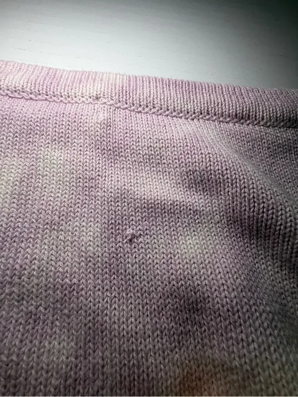 Mustard Seed Pastel Tie-Dye Crewneck Sweater - Pink & Purple couple flaws - Image 8