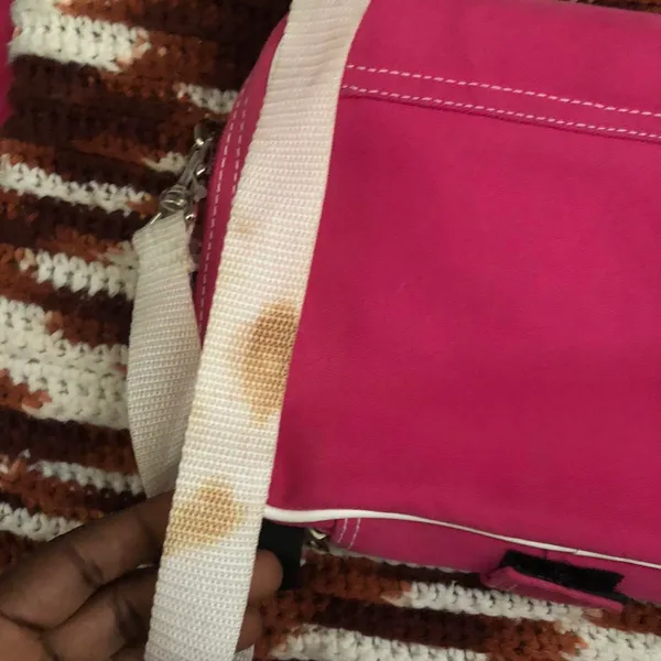 Y2K Retro Early 2000s Pink White “Sneaker Lace-Up Style” Crossbody Messenger Shoulder Bag Purse #Fairygrunge #Biker #Streetwear #Barbie #Bratz - Image 8
