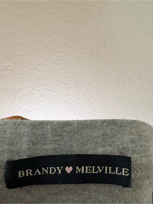 Grey Brandy coquette preppy Bike Shorts - Image 3