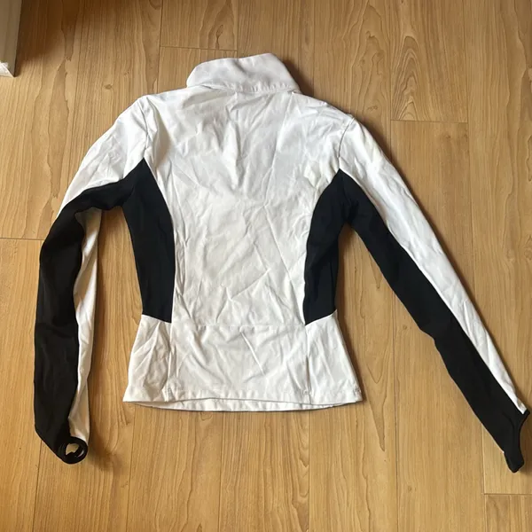 Cider White and Black Quarter-Zip Pullover - Image 3