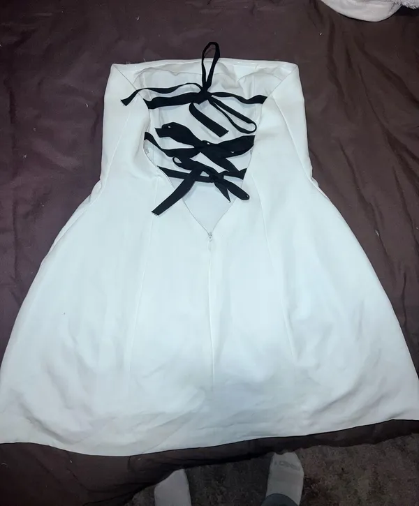 White mini dress Size XS - Image 2