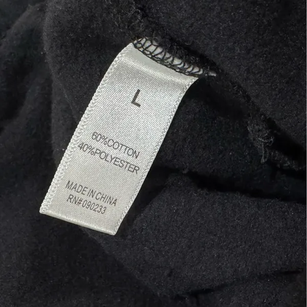 Pacsun Black Flare Drawstring Sweatpants Women’s Large - Image 2