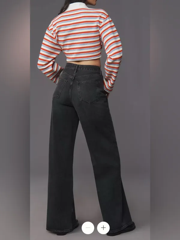 AGOLDE Dame High-Rise Wide-Leg Jeans - Image 2