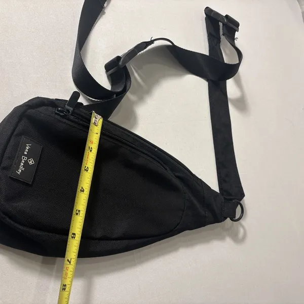 Vera Bradley Black Lighten‎ Up Essential Compact Sling Backpack Purse Travel - Image 8