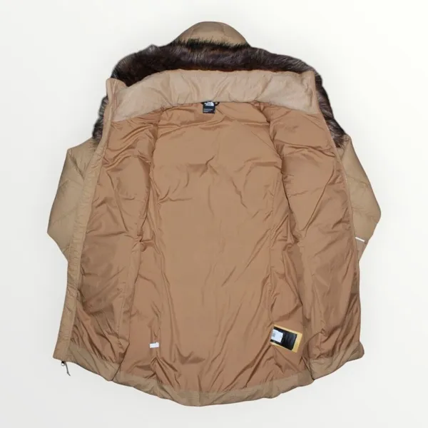 The North Face Womens Dreamer Parkina 600-Down Winter Jacket Almond Butter Sz Xs - Image 4