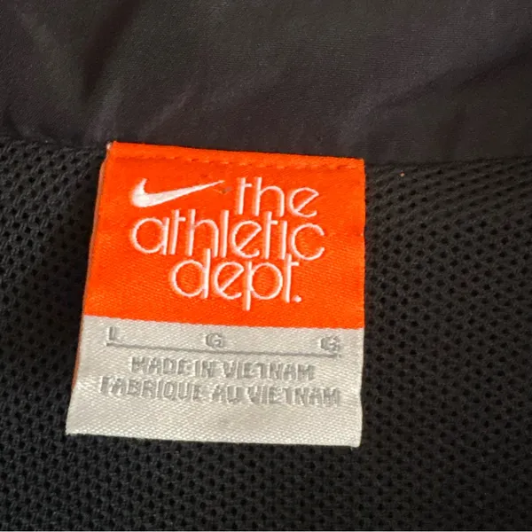 Nike Jacket The Athletic Dept Women’s Large‎ Full Zip Black Windbreaker Athletic - Image 3