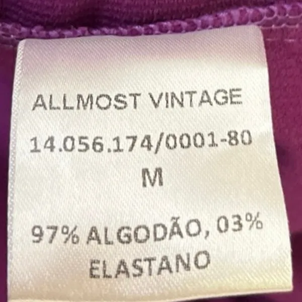 Almost Vintage Women's Purple Corduroy Velvet Velour Button Shirt Jacket Top M - Image 5