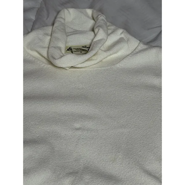 Eddie Bauer Women's‎ Turtleneck Cream Size S A1-0038 - Image 3