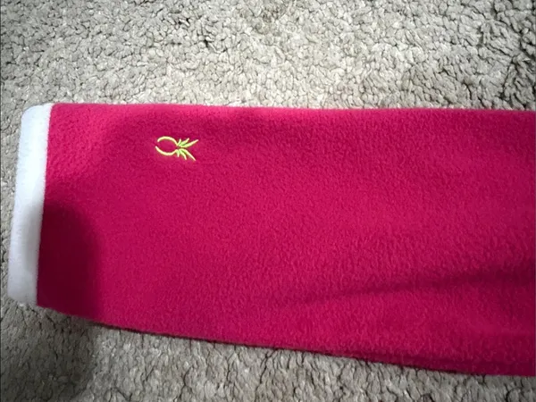 NWT Dudley Stephens Hot Pink Turtleneck Pullover with White Trim size M Size M - Image 2