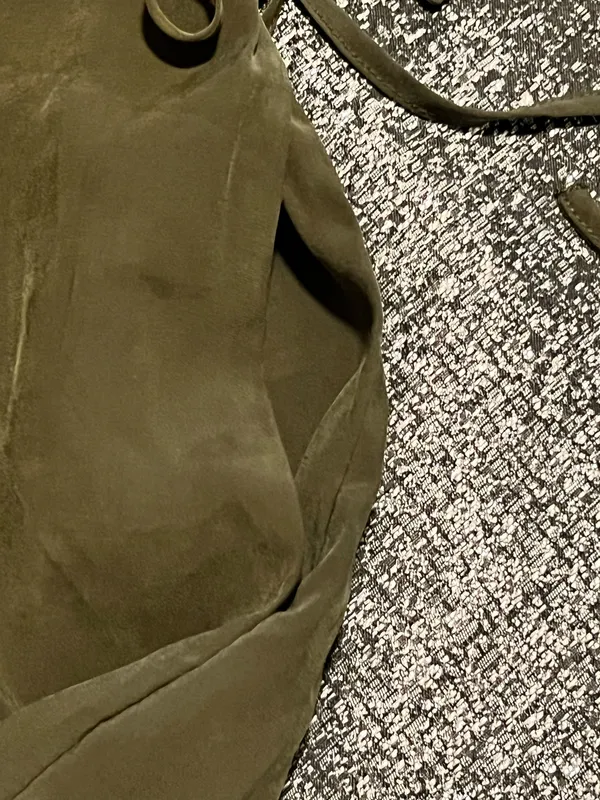 Universal Threads Womens XS Universal Thread olive green spaghetti straps tie side midi dress - Image 4