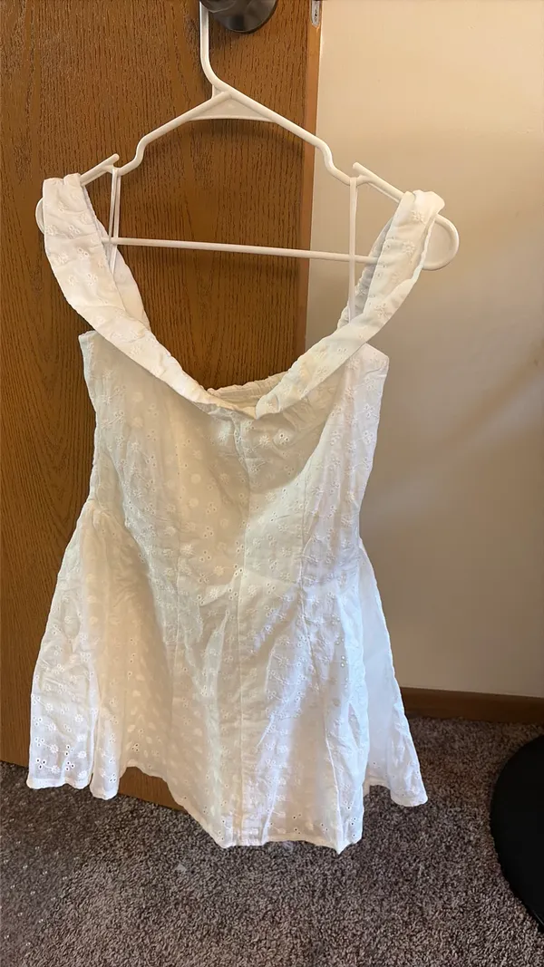 Princess Polly Mini Dress White - Image 3