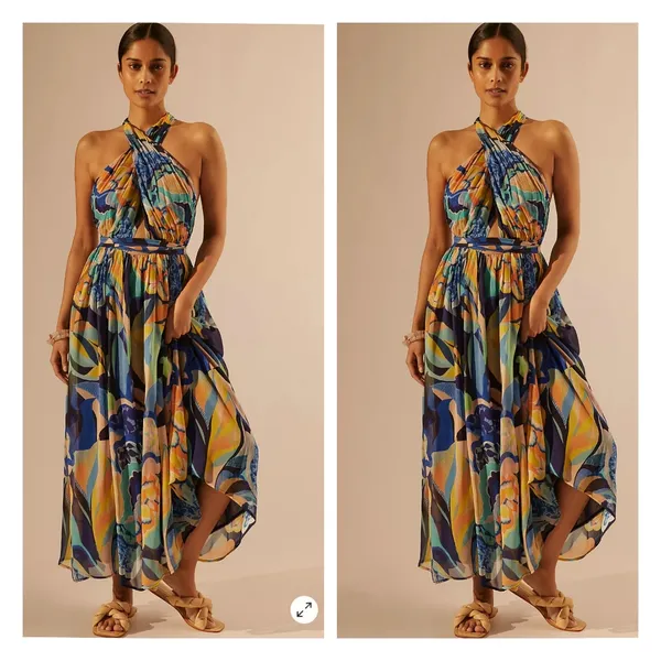 Anthropologie Alexandra Farmer Printed Maxi Dress - Image 2