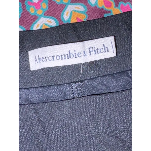 Abercrombie & Fitch Black Athletic Skort XL Mini Skirt Built-in Shorts Side Slit - Image 4