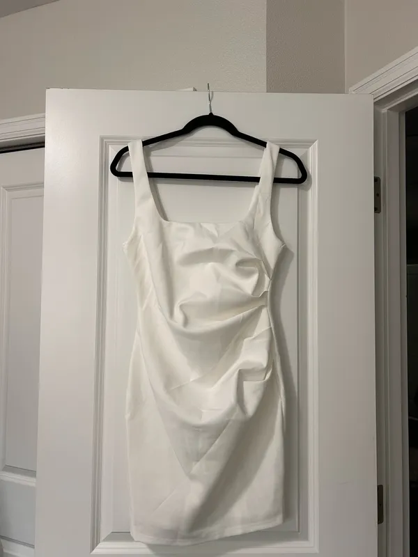 New Showpo Big Love Mini Dress Square Neck Bodycon Dress Size Small MSRP $99 - Image 7