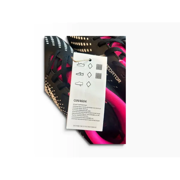 Adidas Predator Accuracy.4 FxG Soccer Cleats Black Pink GW4604 Womens 5 - Image 8