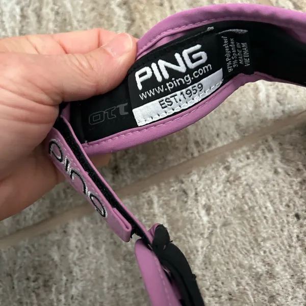 Ping golf Pink Visor - Image 2