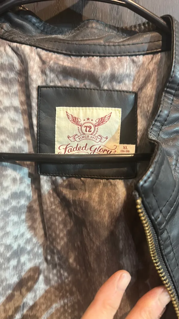 Faded Glory Leather jacket - Image 2