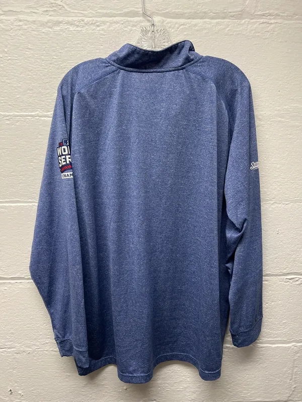 Stitches Chicago Cubs World Series Pullover Blue Size XL - Image 5