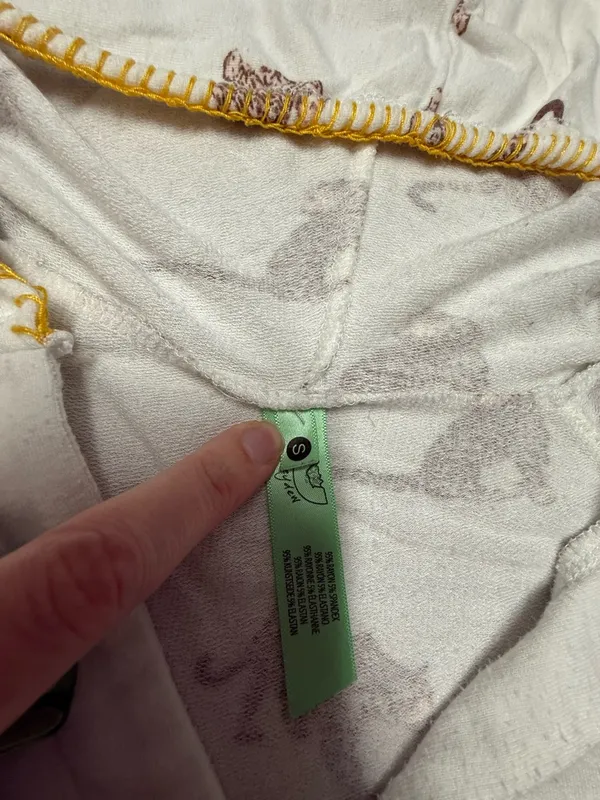 Dillard's Honeydew cheetah hoodie - Image 3