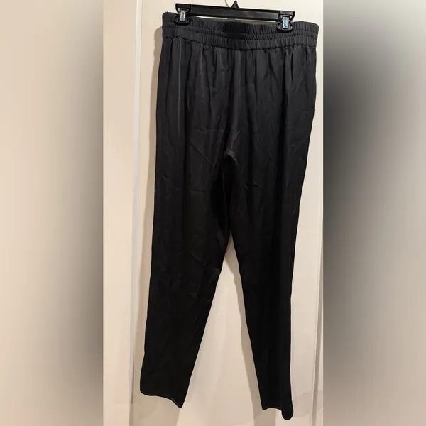 Alexander Wang Black‎ Pleated High-Waist Trousers Pants Size 8 - Image 2