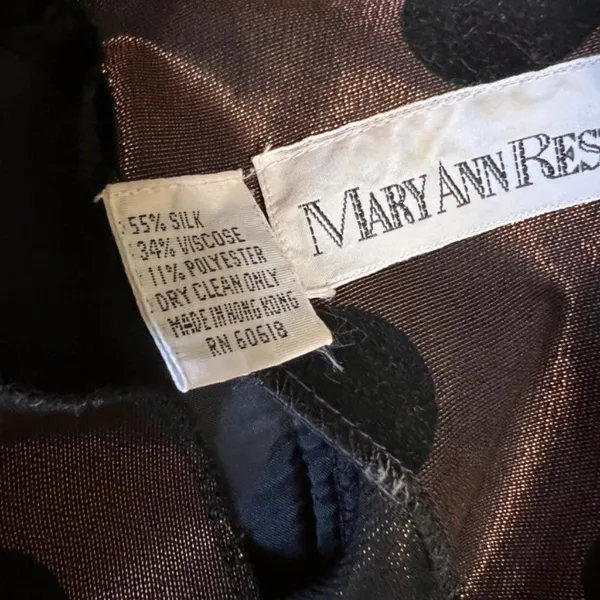 Mary Ann Restivo‎ large vintage top - Image 5