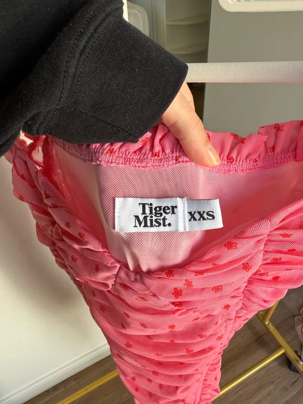 Tiger Mist Pink Mini Dress - Image 3