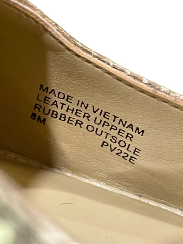 Michael Kors wms authentic gold croc design 4" stilleto heels shoes sz 8M SKU 10 - Image 14