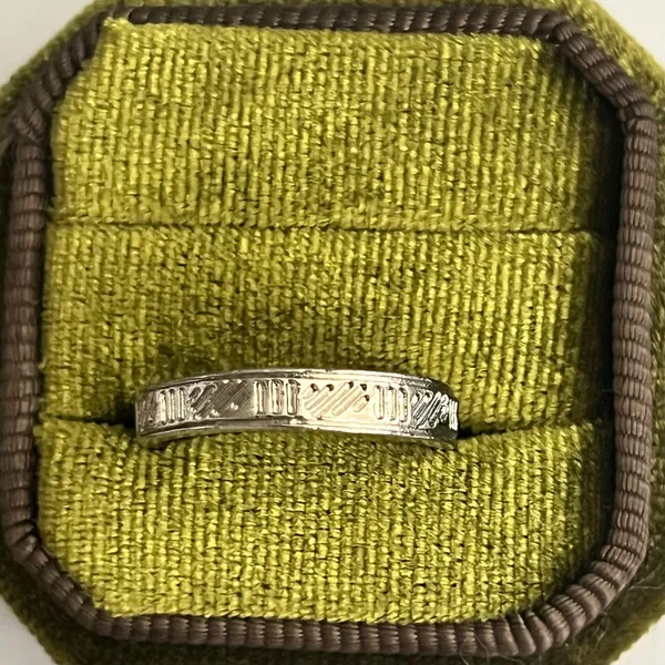 Bohemian Design w/ Intricate Detailing Stainless Steel Silver 2mm Band Size 6 - Image 2
