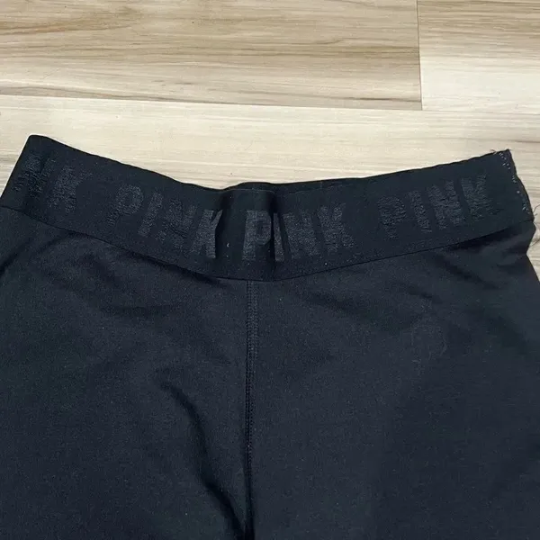 Victoria’s Secret PINK Black Biker Shorts Women’s Small - Image 3