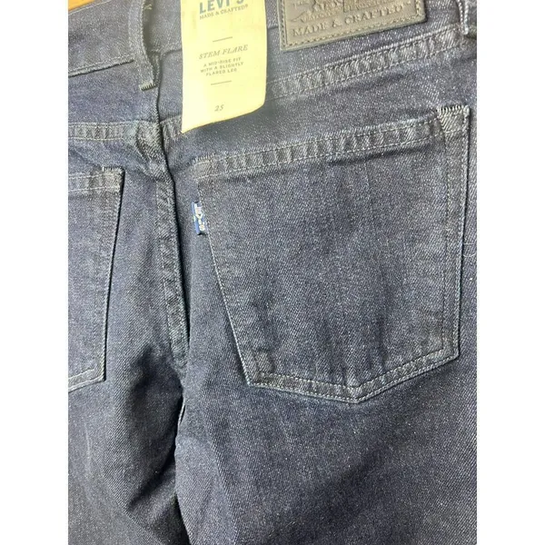 Anthropologie x Levi's Made & Crafted Stem Flare Embroidered Jeans NWT Sz. 25 - Image 8