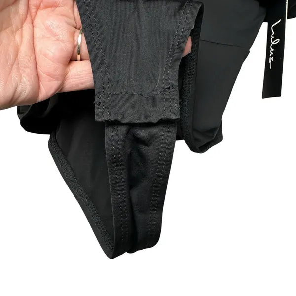 Lulus‎ Slay It With Me Black Off Shoulder Bodysuit XS Flutter Sleeve Sexy Chic - Image 12