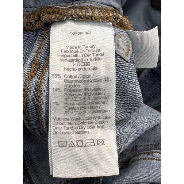 Madewell Mid-Rise Kick Out Jeans Womens 28 Blue Crop Flare Bootcut Denim - Image 8