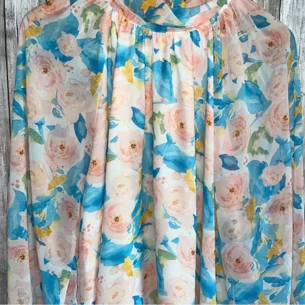 Entro Floral Blouse •Large - Image 4