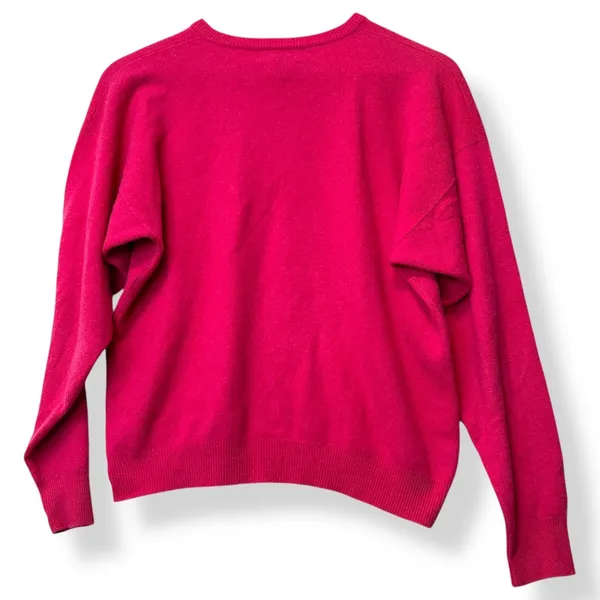 Charter Club Women Pink 100% Cashmere Sweater M Jane Justin Preppy Academia Soft - Image 2