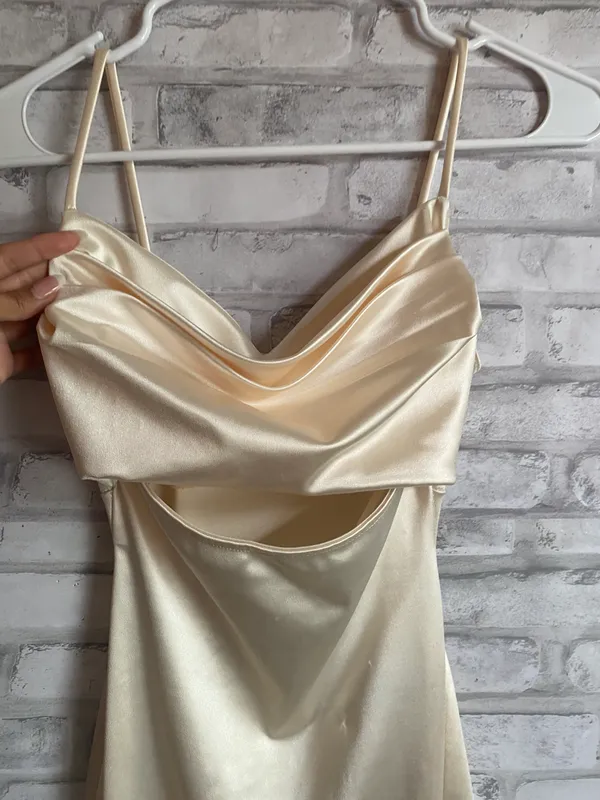 Windsor champagne midi dress - Image 2