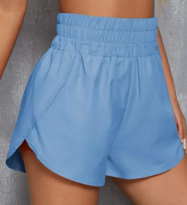 SheIn Wrap Detail Sports Shorts - Image 2