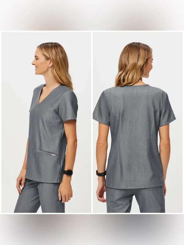 Figs Casma Scrub Top™ Graphite (Size XS) - Image 2
