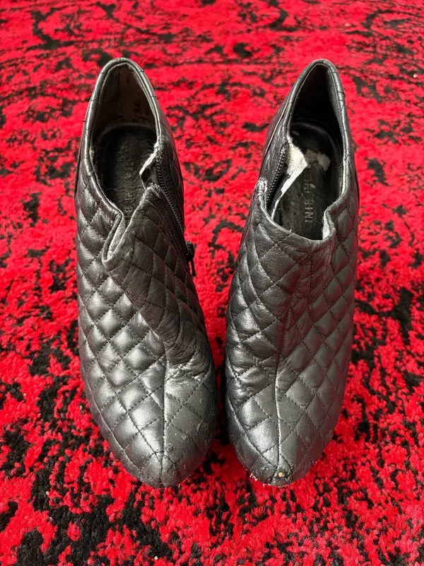 Gianni Bini Black Cushioned Black Tall Stiletto Heels - Image 3